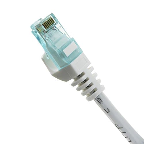CableSense White 1m CAT.5E FTP Professional Shielded Network Cable - High Speed 100MHz Premium Quality Patch Ethernet Modem Router LAN