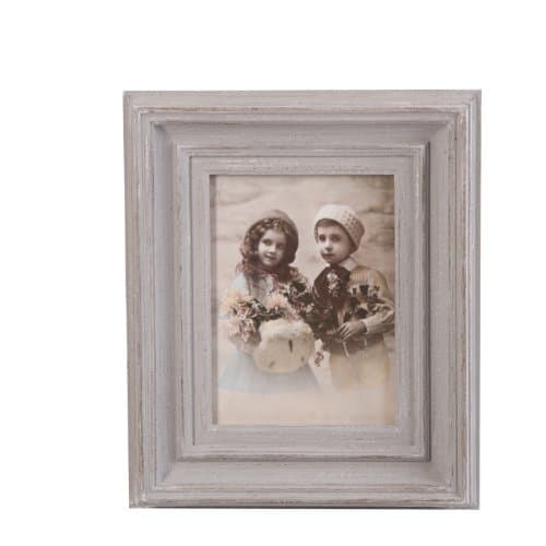 vical Home 18450 Frame – Rectangular, Stripped effect finish, 5 X 31 X 26 Cm, Grey