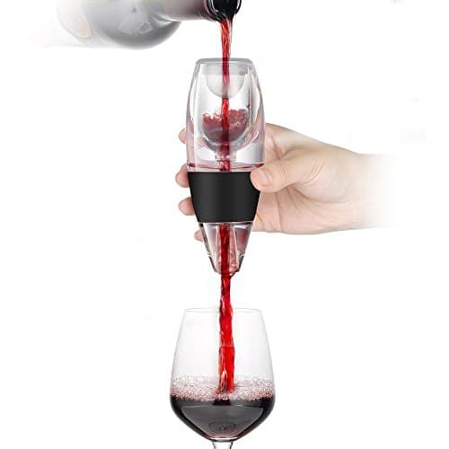 Wine Aerator Airby® [3 step aerating process] Decanter Diffuser Pourer [Executive Box] Efficiently No Leaks with BONUS Travel Pouch for Red White Wine Whiskey