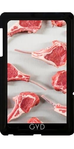 Case for Asus / Google Nexus 7 (2012 Version) - Uncooked lamb chops by Elisabeth Coelfen