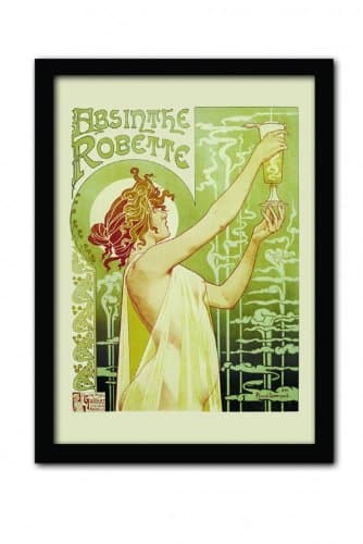 Absinthe Robette A3 Framed Print