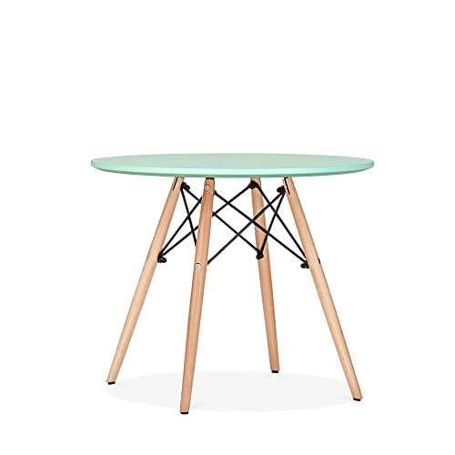 Eames Inspired DSW Peppermint Kids Round Dining Table - Diameter 60cm 60cm Diameter Peppermint