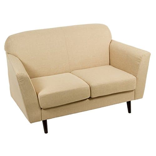 2 seater beige sofa Abbey