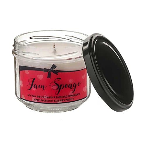 Jam Sponge Cake Candle Gift
