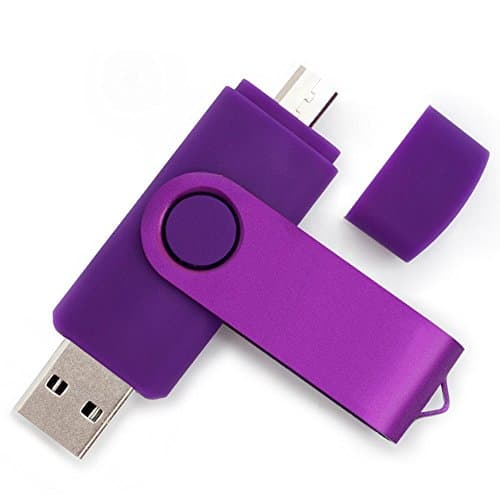 Avakee High Speed 32 GB USB Flash Drive External Memory Stick For Andriod Micro USB Unlocked Smartphone such as Samsung, Lenovo, Vodafone, LG and Easysmx (32GB, Purple)
