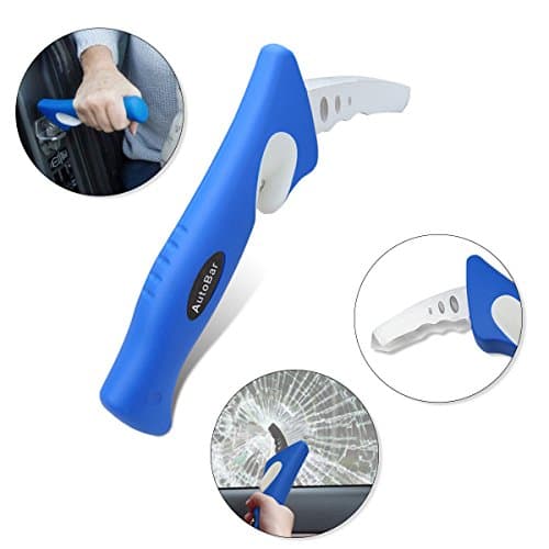 Car Handle | Multi-function,Top- Quality | Car Assist Handle Bar, Emergency Escape Tools Suitable for Elderly, Pregnant, Injury - MHBY (Blue)