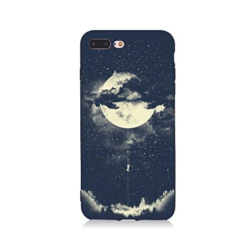 iPhone 7 Plus Case, Apple iPhone 7 Plus Case 5.5 Inch Bumper Cover Shock-Absorption Bumper and Anti-Scratch Clear Back for iPhone 7 Plus 5.5 Inch (Starry sky5.5 001)