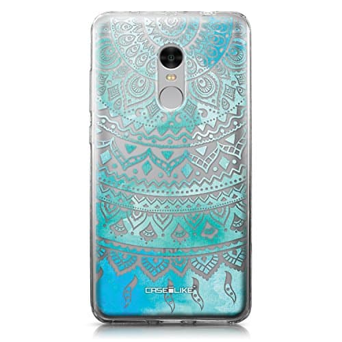 CASEiLIKE Redmi Note 4 case, Indian Line Art 2066 Pattern TPU Case Bumper Snap-on Back Cover for Xiaomi Redmi Note 4