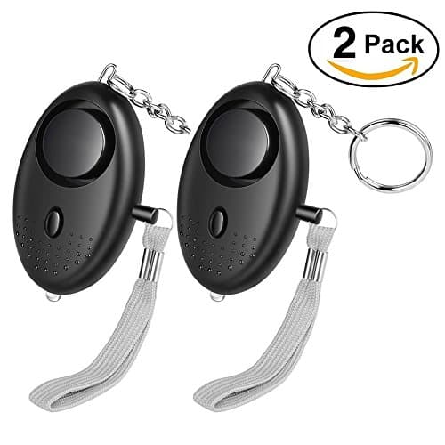 GORCHEN Personal Alarm Keychain Self Defense Anti Attack Security Protect Devices Portable Alert Emergency 130DB with Mini LED Light for Women Kids Students Elderly Adventurer Night Workers 2 Pack