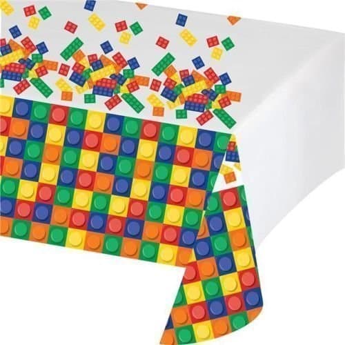 Creative Converting Block Party Plastic Party Tablecover