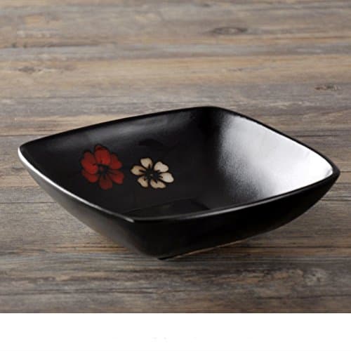 Sakura tableware creative ceramic plate steak dish dish [side dish] small jobs-D