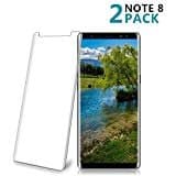 [2Pack] SAIFCASE Galaxy Note 8 Screen Protector [9H Hardness][Anti-Scratch][Anti-Bubble][3D Curved] [High Definition] Tempered Glass Screen Protector for Samsung Galaxy Note 8