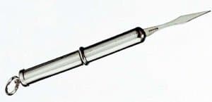 JB Silverware Silver Retractable Toothpick (New)