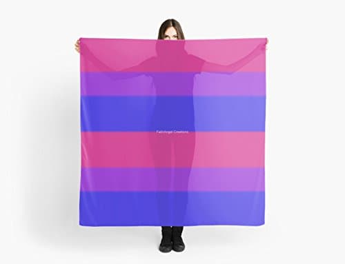 Bisexual Pride Flag v2 Multi-Purpose Scarf, Shawl, Wrap, Table Cloth