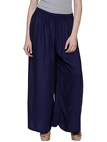 Optimystic Women's Rayon Solid Palazzo