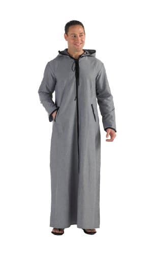 Chambray Hooded Thobe (L)