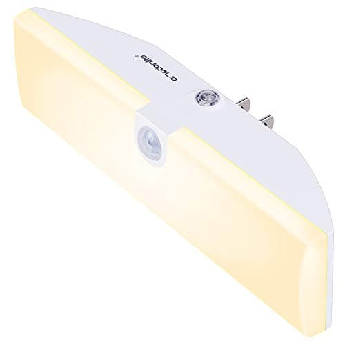 Motion Sensor Night Light, Emotionlite Plug in LED Nightlight with High-Low Brightness Adjustable, Garage, Basement, Hallway, Stairs, Kitchen, Energy Efficient, UL Listed