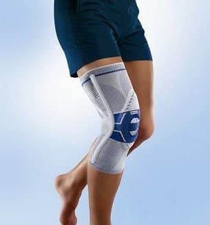 Bauerfeind Genutrain P3 Titanium Right Size 2