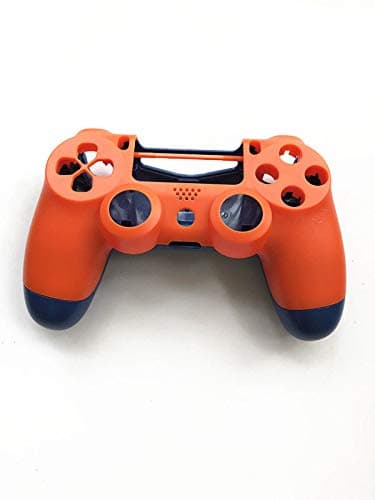 Front+Back Shell Housing Case Cover Protector for Sony PS4 Pro Wireless Dualshock 4 Pro Controller JDS040 JDM-040 Upper Housing Shell Case (Orange)