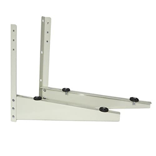 Discount Mini Split Wall Bracket &amp; Ductless Heat Pump Support - Condenser Mounting Rack for Air Conditioner. Painted Steel for Mini Split Systems