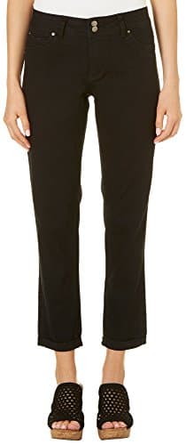 Royalty by YMI Womens Basic Double Button Jeans 6 Black