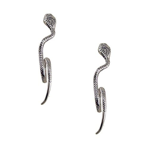 Sterling Silver Snake Post Earrings