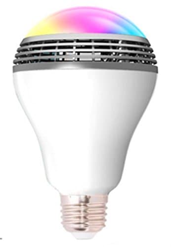 Smart LED Light Bulb with Bluetooth 4.0 Speaker,E27 Dimmable Multicolored Color Changing LED Lights ,Works with iPhone, iPad, Android Phone
