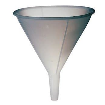 High-density polyethylene utility funnel, 16 oz