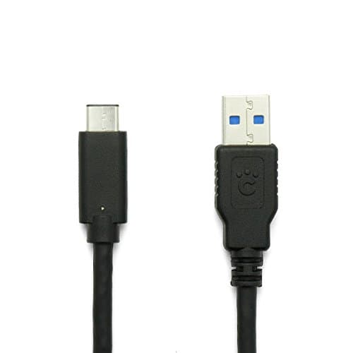 cheero TypeC USB 3.1 Cable 100cm (TypeC - TypeA) for New Macbook Fast Sync and Charge (Black)