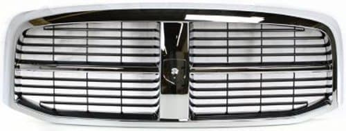 CPP Chrome Shell w/ Black Insert Grille Assembly for Dodge Ram CH1200282