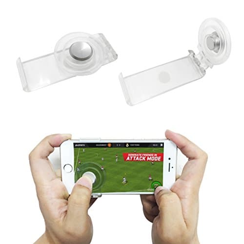 Joystick Game controller for 5.5 inch iPhone6 Plus iPhone6s Plus iPhone7 Plus Joystick Touch Screen Joypad with Cleaning Wipe (Clear)