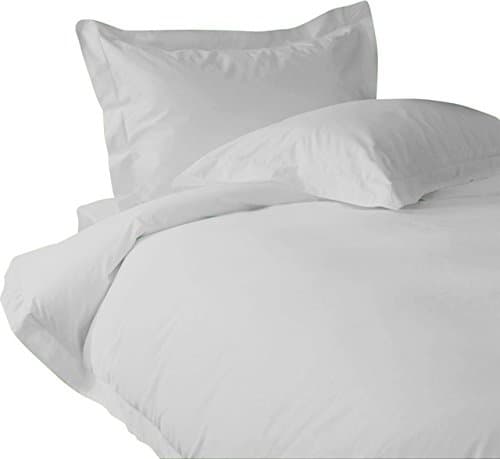HomeBedding 800 Thread Count White Solid 1PC Duvet Cover in Full Size - 100% Egyptian Cotton