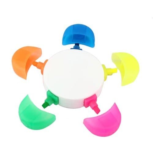 Flower Design Multi Colour Highlighter