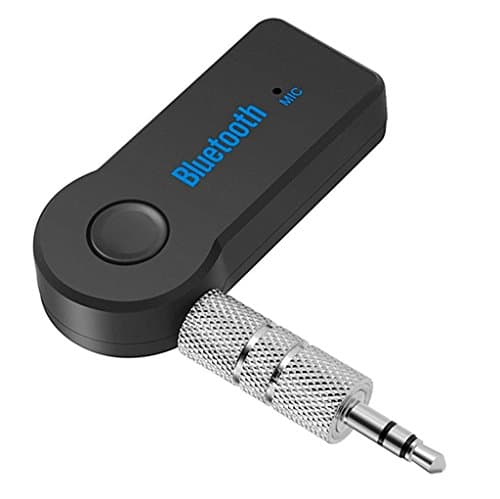AROUSE Bluetooth Adapter for Car Aux Audio Receiver Protable Bluetooth 4.1 Car Kit Hands-Free Wireless Talking 3.5mm Jack Output for Home Car Stereo System,Wired Headphones,Speaker,AR-03