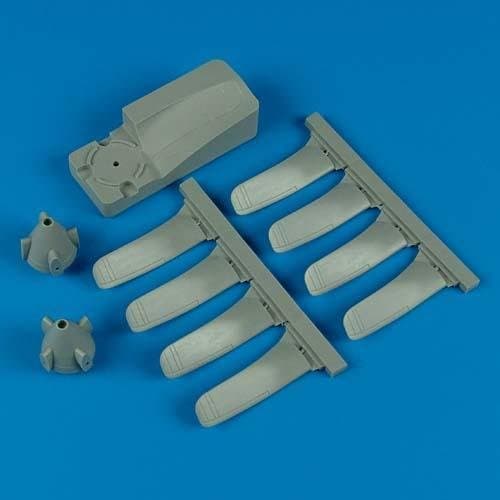 Quickboost 1:48 E-2C Hawkeye Propellers w Tool for Kinetic Italeri Kit #QB48-337