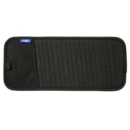 Big Dragonfly 18PCS Hot-Selling Multi-Function Auto Visor Organizer &amp; CD Storage Case &amp; Commodity Shelf (Black) DK-18P