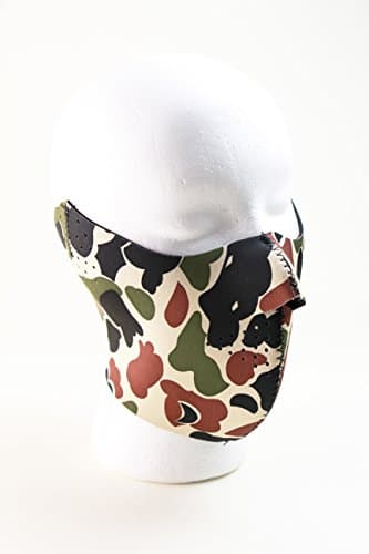 CAPTAIN FLOATY Ski Face (Half) Mask - Army