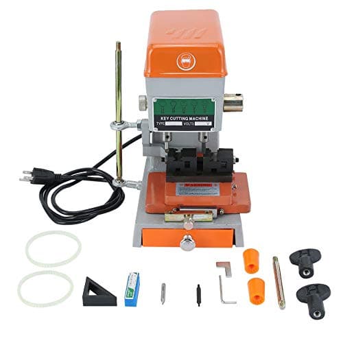 Compact 368A Automatic Key Duplicating Machine Universal Key Reproducer Durable 110V Reproducing Cutter US Plug