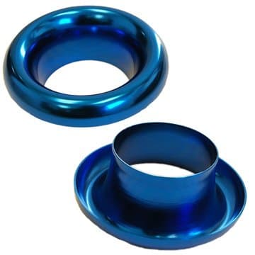 3.0" Aluminum Velocity Stack, Blue