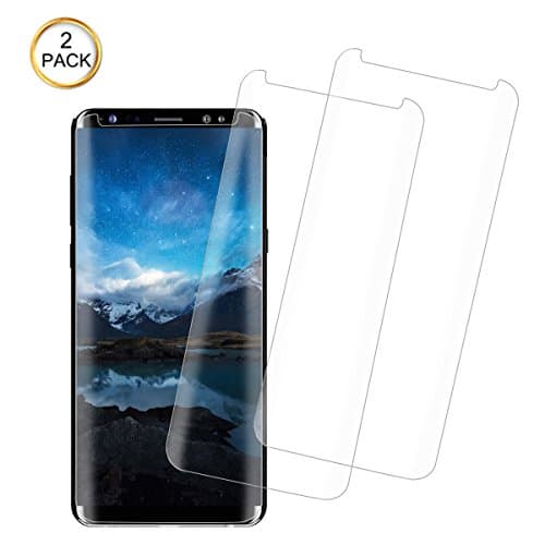 Galaxy Note 8 Screen Protector Full Coverage Screen Protector 9H Hardness HD Screen Protector for Samsung Galaxy Note 8 Anti-Bubble Film（2-Pack, Case Friendly）