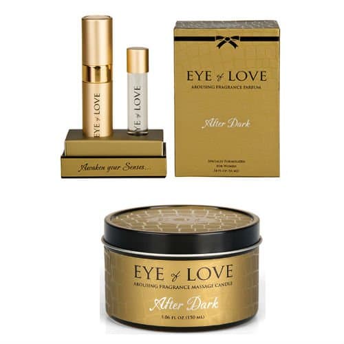 Bundle 2 Items: After Dark Pheromone Parfum .54oz with Pheromone Massage Candle 5 oz