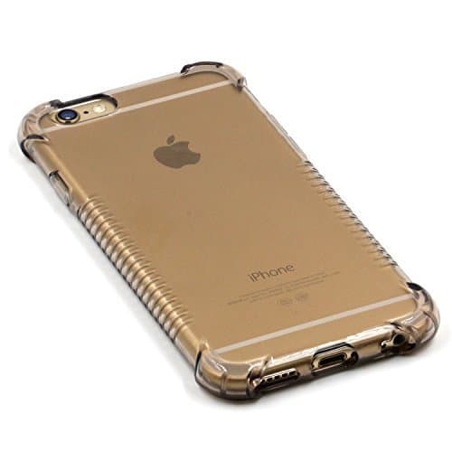 Charm sonic for iPhone 6 Case, iPhone 6s Case Clear TPU Protection Cover with Bumper Scratch-Resistant Shock-Absorbing for iPhone6/6s Transparent Case.(Black)