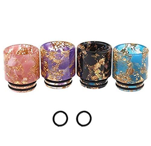 810 drip Tips,Resin Quick Plastic Quick Fitting 810 Drip Tip Connector （Color Random Delivery)- 2 PCS