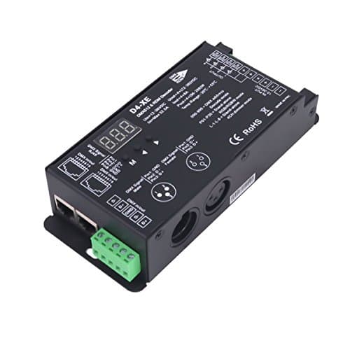 4 Channel 8A/CH DMX512&amp;RDM Decoder Constant Voltage DC12-36V for RGBW RGB WW/CW Single Color LED Strip(4CH 8A DC12-36V )