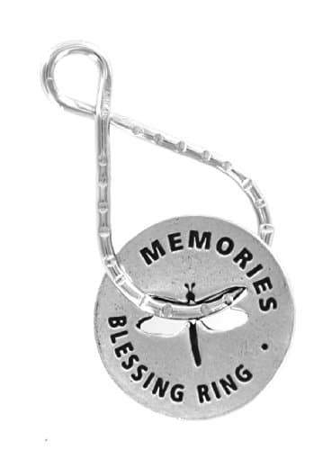 MEMORIES "Remember When" w/ Dragonfly Reversible Blessing Ring Keychain