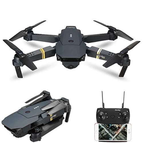 DyausDrone E58 FPV Quadcopter - Wi-Fi 720HD Remote Controlled Drone Camera – Real Time Transmission for Live Streaming – Mobile APP for Ultimate Control –User-Friendly Interface - Wide Angle Hold Mode