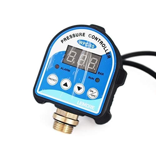 CUSODI | Pumps | Digital Pressure Control Switch WPC|10,Digital Display WPC 10 Eletronic Pressure Controller for Water Pump with G1/2" Adapter