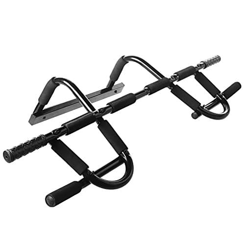 Multi-function Pull-Up Bar Doorway Trainer Portable Chin-Up / Sit-Up Bar Plus (Black)