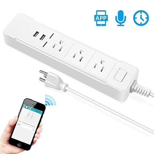 New Smart Wi-Fi Wall Switch, Oittm Touch Screen Switch Glass Panel Remote Control Lights and Appliances Timer with smartphone, Compatible with Alexa (Tow-way)