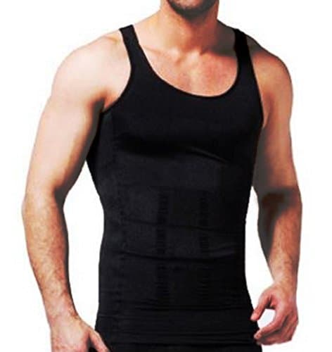 BodyShaper Slimming Compression Support Undershirt for Men (2 Pack)